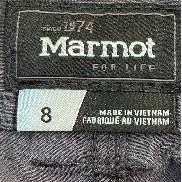 Marmot Women's Size 8 Gray Hiking Trail Athleisure Pants Adjustable Length - Picture 2 of 10